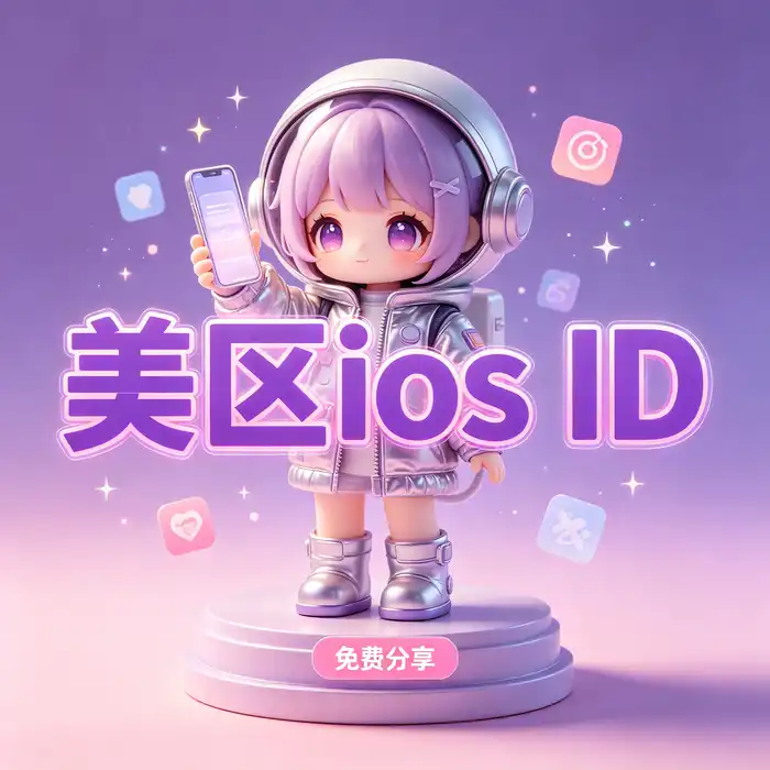 美区 App Store 与海外应用访问主题视觉，蓝灰色数字设备和应用商店界面概念